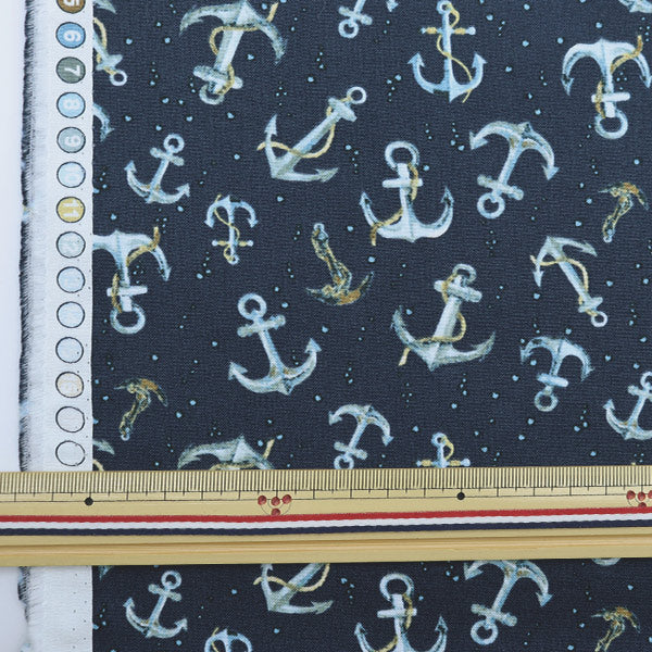 [De la quantité 5] Tissu "INKJET PRINT IKARI 1802-MARLIN" USA Cotton