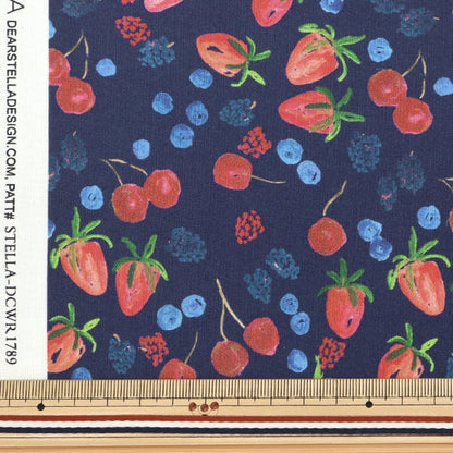 [De la quantité 5] Tissu 『siège Et Berry Chicking DCWR1789-Mult" USA Cotton