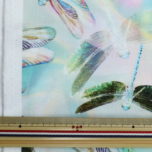 [From quantity 5] Fabric "Inkjet Print Dragonfly T4905-135"