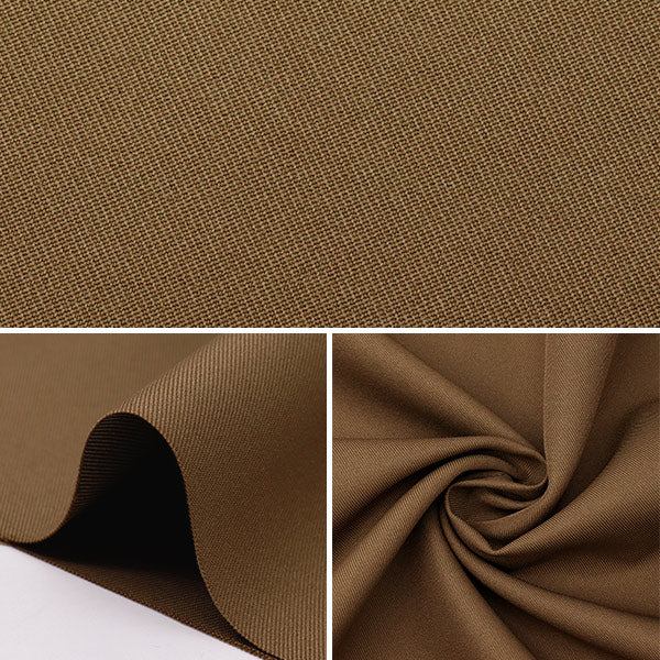 [Jusqu'à 70% de réduction sur le tissu costume] [de la quantité 5] Tissu "Twill urbain marron clair M2000-G15"