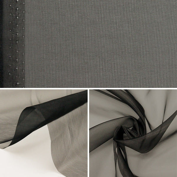 数量5から】 生地 『MONO-CHFFON(モノシフォン) 黒 FW400-FB』 – Yuzawaya