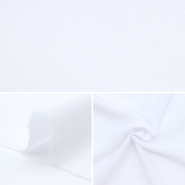 [From quantity 5] Fabric "PearlGeorgette White 746-1]