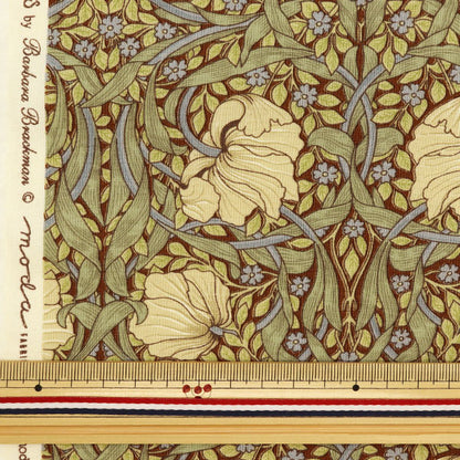 [From quantity 5] Fabric "Moda Best of Morris Best of Morris Sheeting Pinpernell Brown 8365-16]