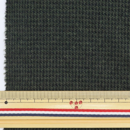 [De la cantidad 5] Tela "Ropa de tono de lana elástica SOLOTEX FLONMOS GREEN YG11060-2"