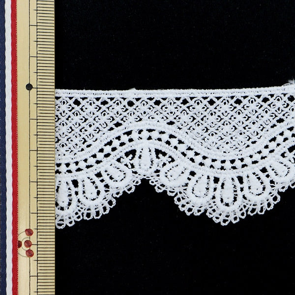 [From quantity 5] Race "Lace White Approximately 4.5cm Width ISY-6-21-30"