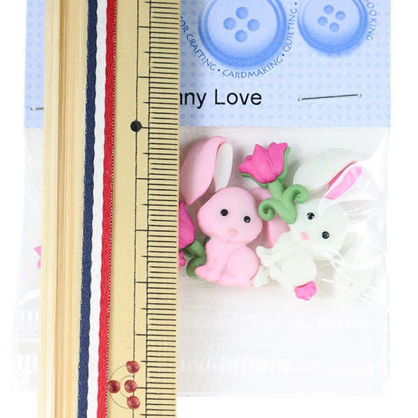 Button "Chilled button 'Bunny Love 9359" Dress It Up