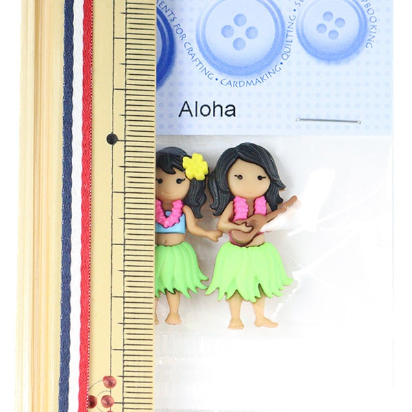 Button "Chilled Button Aloha 10408" Ziehen Sie es an