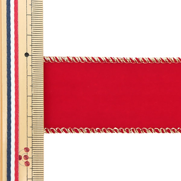 Ribbon 『Ribbon Approximately 38mm width x about 2.5m winding red R111 "Omae