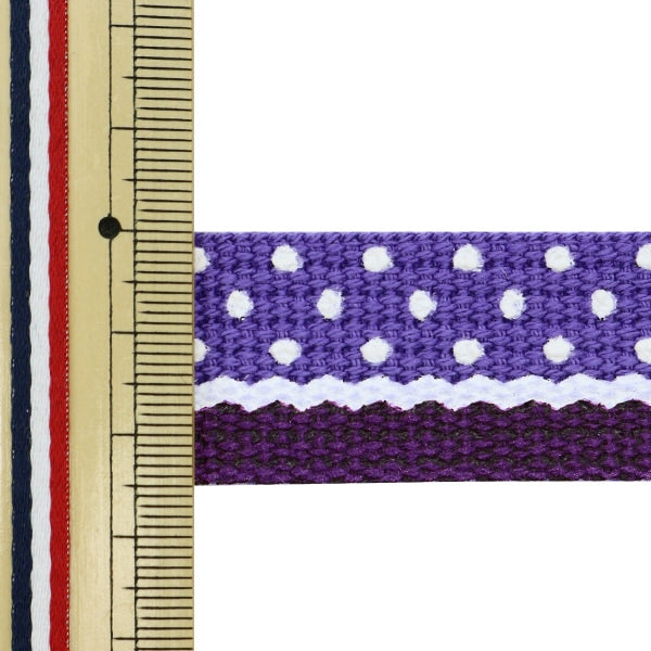 [From quantity 5] Handicraft tape "Customize me! Tape 25mm wide grape pattern LGT-5D" KOKKA