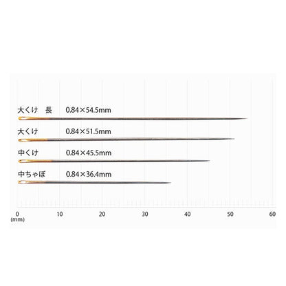 Handnähnadel "THN-062 mit 8 dicken Takt-Sortiments" Tulpe Tulpe