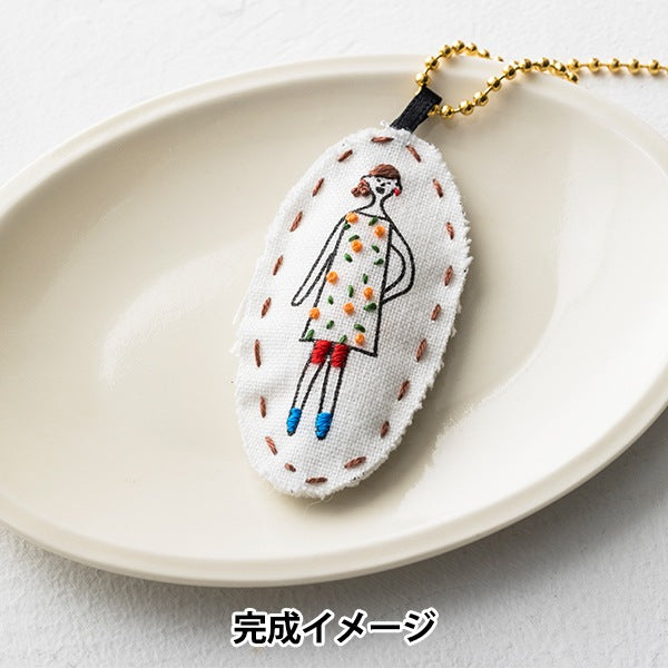 Embroidery kit "100 Neosan Charm Kit White Kazue Nakajima 542107" LECIEN Lecien COSMO Cosmo