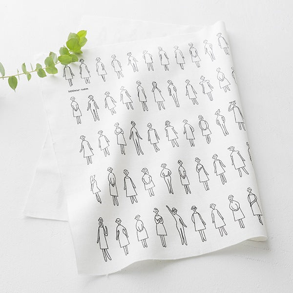 Embroidery Fabric "100 Neosan Cut Cloth White Kazue Nakajima 222101-11] LECIEN Lecien COSMO Cosmo