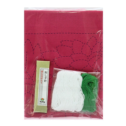 Kit de bordado "Kit de flores de Flowin de mano Sashiko México Dahlia KSW-024" TULIP TULIP