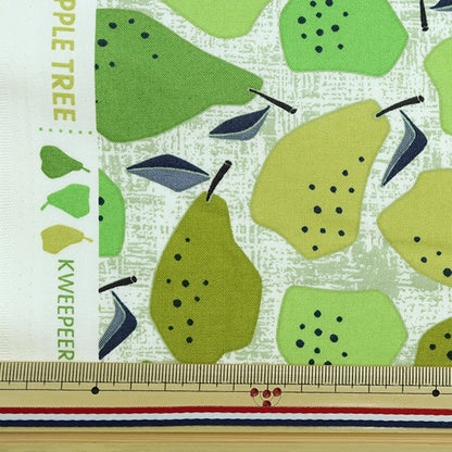 [From quantity 5] Fabric "USA Cotton+Steel) Sheeting Quinse pear pattern Lv502-GR4]