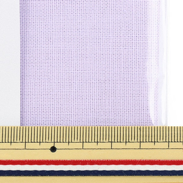 Embroidery Fabric "Cotton cloth for free stitches about 35cm x 52cm 27th color violet 21700-27" LECIEN Lecien COSMO Cosmo