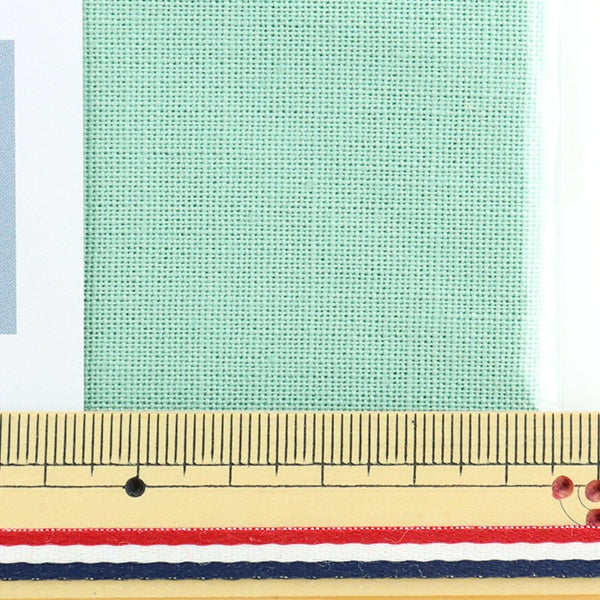 Embroidery Fabric "Cotton cloth for free stitched about 35cm x 52cm 41 color turquoise 21700-41" LECIEN Lecien COSMO Cosmo