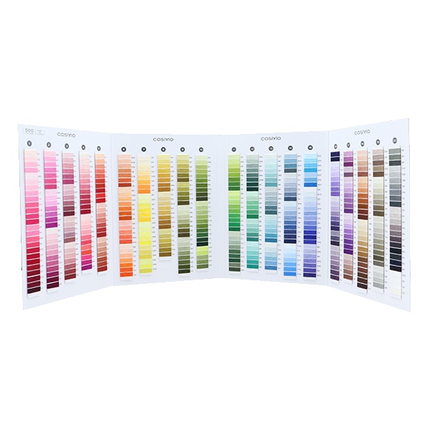 刺しゅう糸見本帳 『サンプル帳 25番糸コスモ 1501』 – Yuzawaya