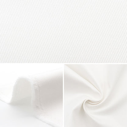 [De la quantité 5] Tissu "Chino Cross White 174936-1"