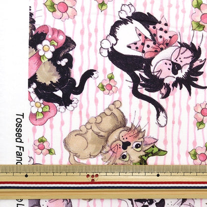 [De la quantité 5] Tissu "USA Cotton Loralie Designs Fancy Cats 692-471"