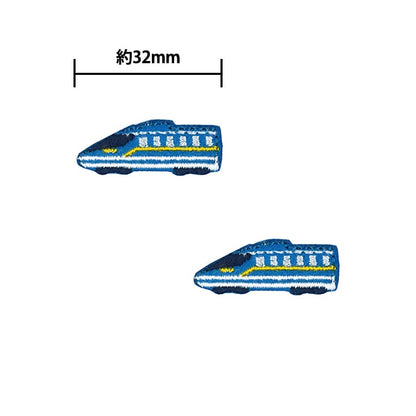 Заплатка "Любимая серия MiniЗаплатка Синий поезд MOW833" KIYOHARA