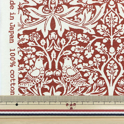 [From quantity 5] Fabric "Moda Best of Morris Best of Morris Oxford Brother Rabbit Red 8211-25T]