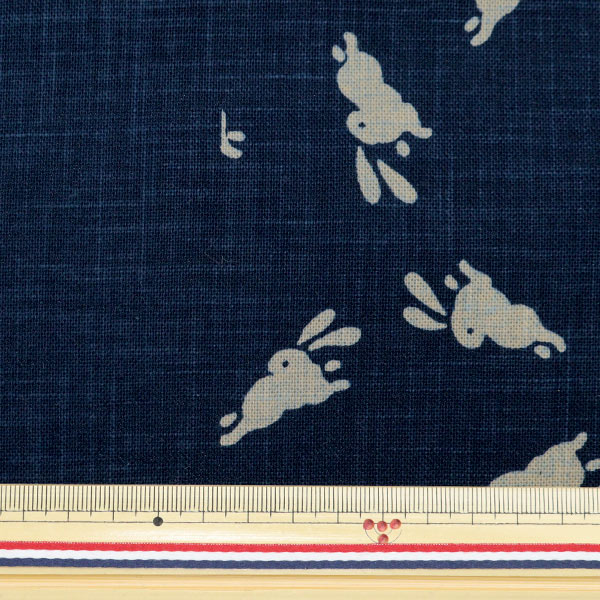 [From quantity 5] Fabric "cottonFabric Ai-colored cloud rabbit pattern KP7090-075A]