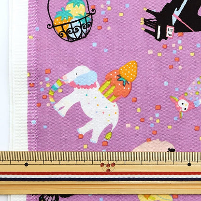 [From quantity 5] Fabric 『Sheeting Horaguchikayo Fabarit Singing Purple HKF-69PP]