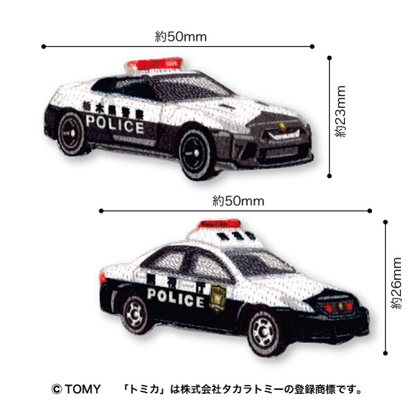 ワッペン 『トミカ ワッペン パトカー TOM27』 PIONEER パイオニア