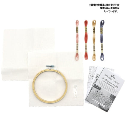 Kit di ricamo "Mind Fulnes Meditive Mandala Cross Stitch Deukit BK1953" DMC Diementsea