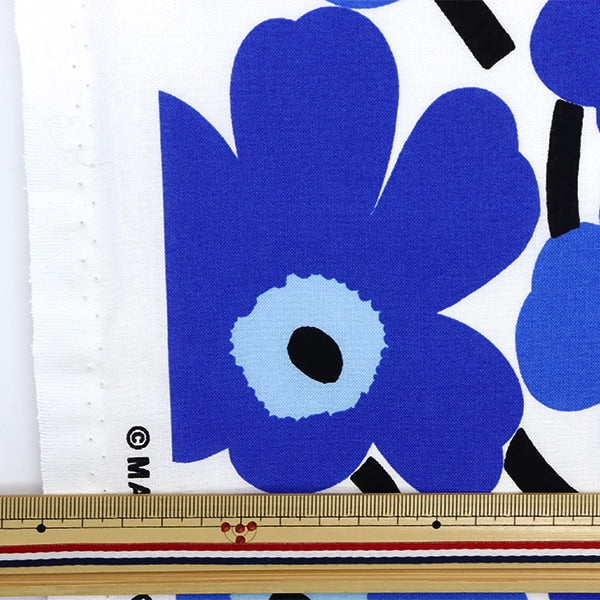 [來自數量5] 織物 “ Marimekko Mini Unikko Blue 066475-017（由芬蘭製造）”