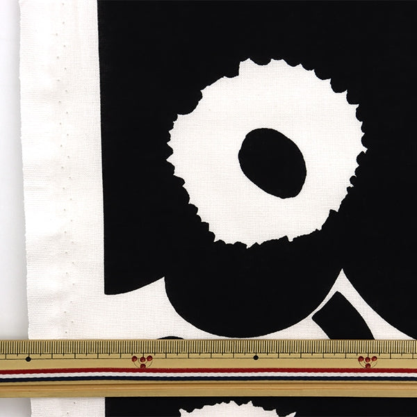 [From quantity 5] Fabric "Marimekko Pieni Piikko Black x White 065205-190 (made by Finnish)"