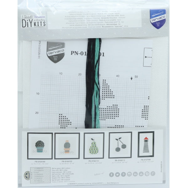 ImportEmbroidery kit "LANARTE (Rante) Succulent Plant Green PN-0164101"