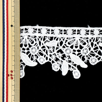 [Aus Menge 5] RasseFarbbandBand "Lace White ISY-6-21-175"