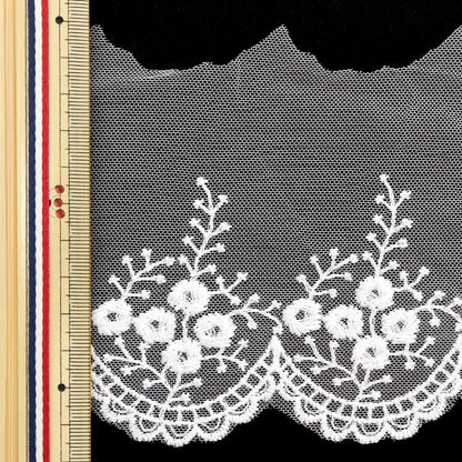 [Aus Menge 5] RasseFarbbandKlebeband "Spitze weiß ungefähr 11 cm Breite ISY-6-21-178"