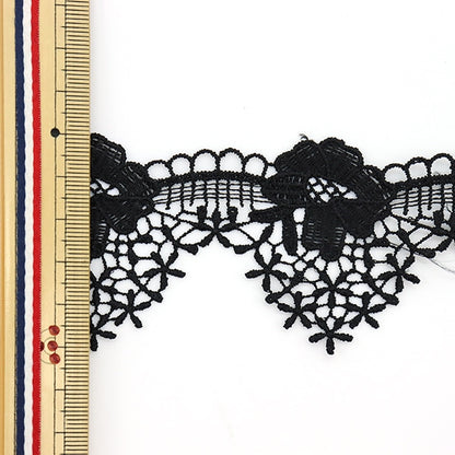 [الكمية من 5] الدانتيلالشريطشريط "دانتيل أسود بعرض 5 سم تقريبًا ISY-6-21-198"