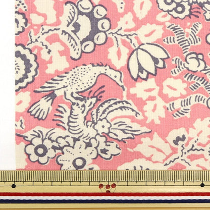 [From quantity 5] Fabric "Souleiado SoleAdo Vintage Feel Voliere Framingo Pink SLFCV-96A"