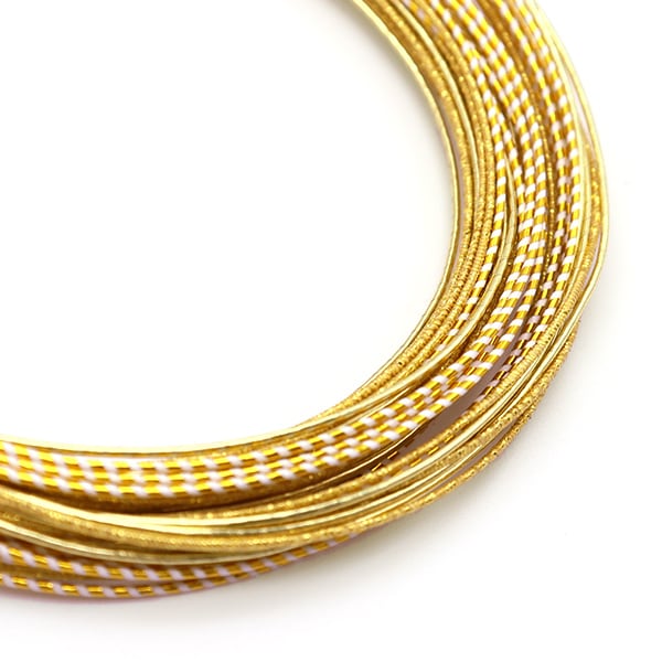 Handwerkshandwerk "Mizuhiki Farbe verschiedene goldene PHC-100-20" Stück Frieden