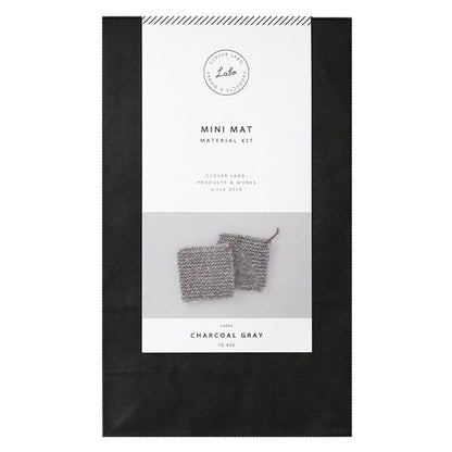 Kit de tricot "Crover Lab Minate Kit Charcoal Gray 70430" Clover Clover