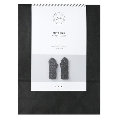 Kit de tricot "Crover Lab Mitton Kit noir 70434" Clover Clover