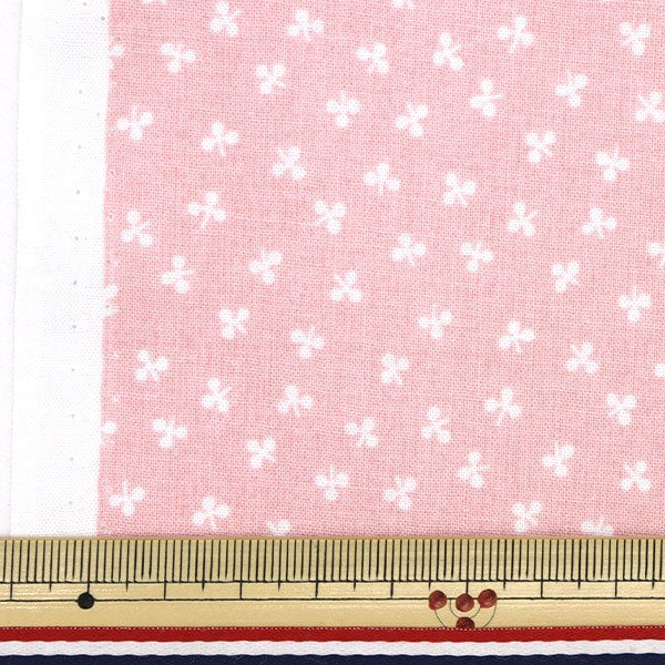 [From quantity 5] Fabric "Antiviral function fiber Cleanse® (Clenze®) Scare Print Small flower pattern pink ZE10313S-D]