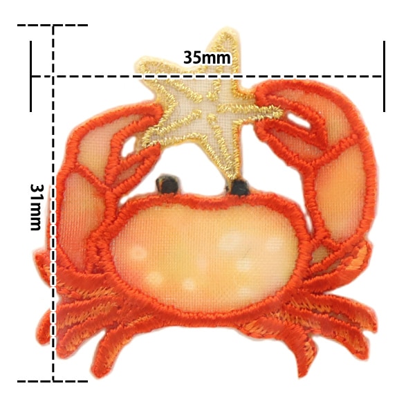 Toppa "Brezza marina Vedere attraversoToppa Club Pattern LGW-3C" KOKKA