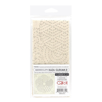 刺绣布“ Sashiko Cross KF 2020风车3 15”