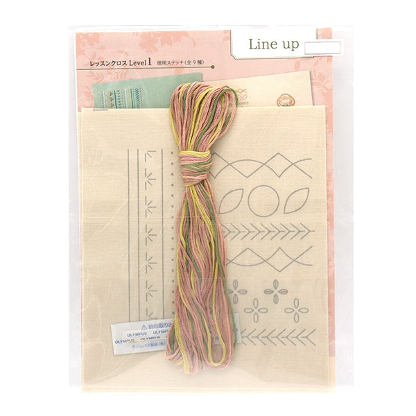 Embroidery kit "GARDEN PARTY's first French embroidery kit lesson lever1 GP-k7" Olympus