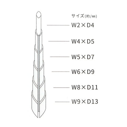 أداة الراتنج "Gauge Stick Leaf DAR-25" ERUBERU