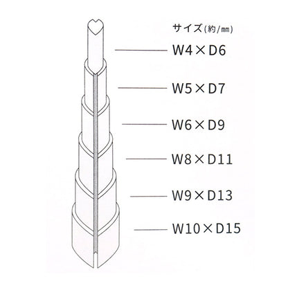 أداة الراتنج "Gauge Stick Petal DAR-26" ERUBERU