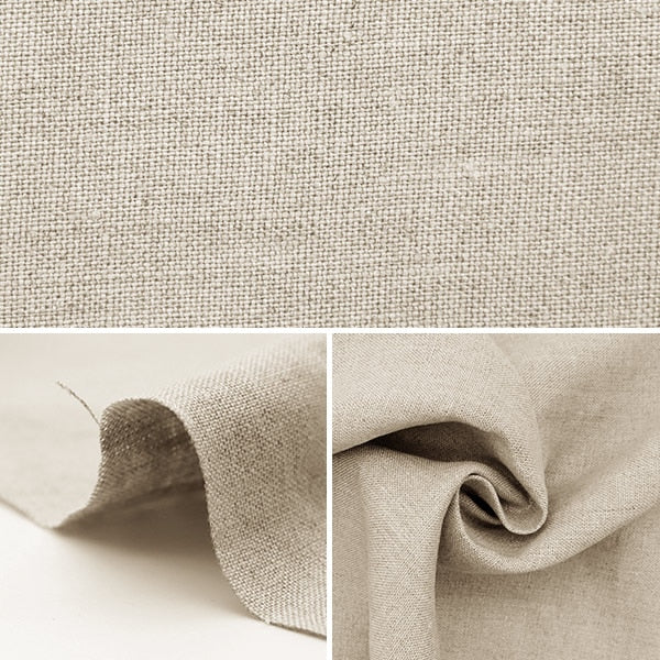 [Dalla quantità 5] Tessuto "LINEN LINEN LINA NATURALE 100%"