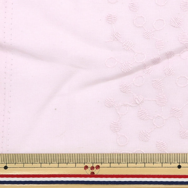 [From quantity 5] Fabric "Cotton lace tree nut soft labender LACE22-NU-SL"