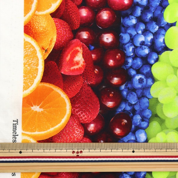 [الكمية من 5] الأقمشة "USA Cotton TIMELESS TREASURES Fruit Bo CD1369-MULTI"