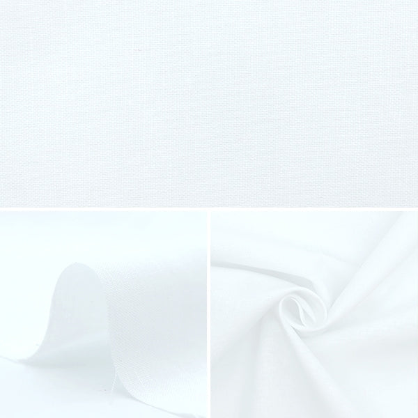 [From quantity 5] Fabric "Cotton linenSheeting White CLSEACHING-A "