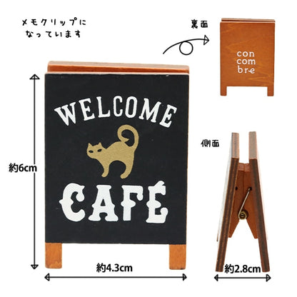 Craft in miniatura "Parti in miniatura Signboard Cafe-652" Eruberu Elbert